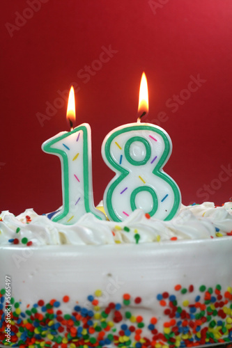 Birthday Cake - Eighteen