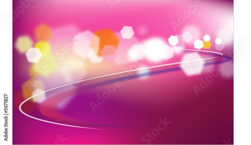 defocus light bulb at night