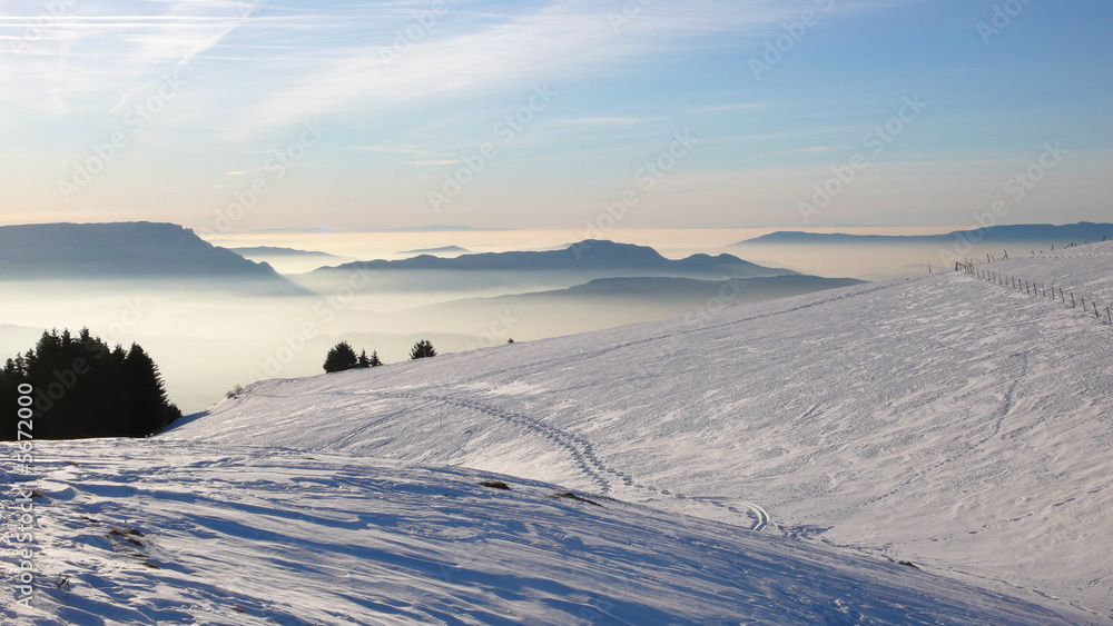 Montagne en hiver