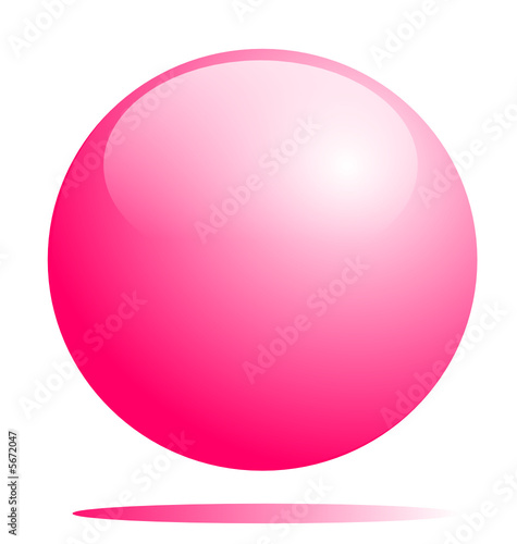 boule rose