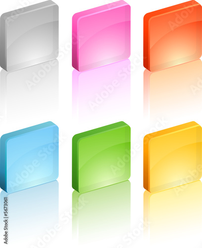 Icones blocs de verre
