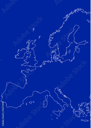 Europa Karte Grenzen