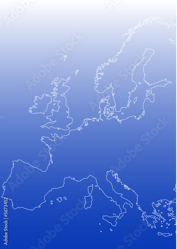Europa Karte Vektoren