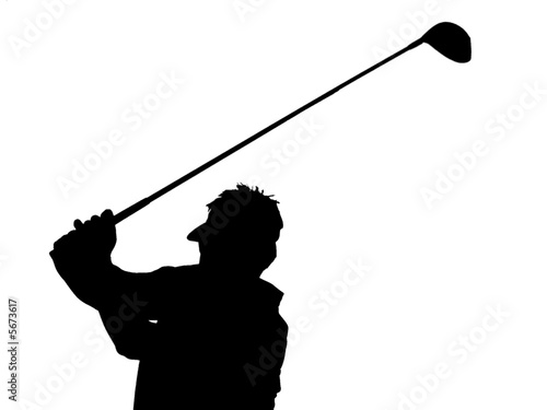 Golf - Silhouette Golfer
