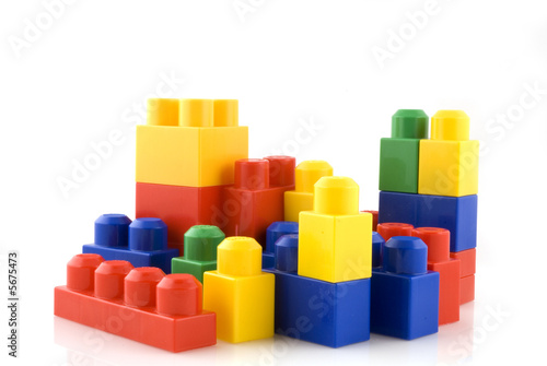 colorful blocks for children to build with