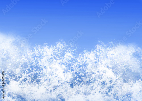 Background texture of foaming ocean waves