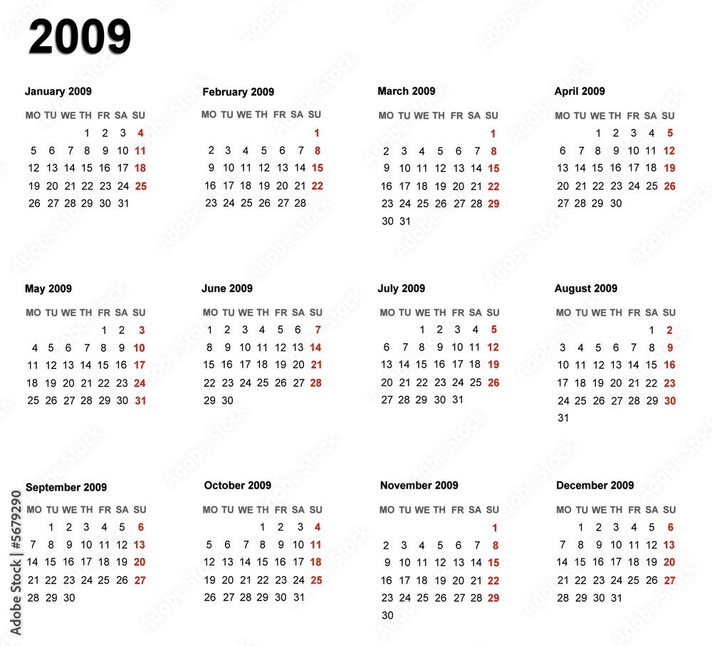 Какой год по календарю 2009