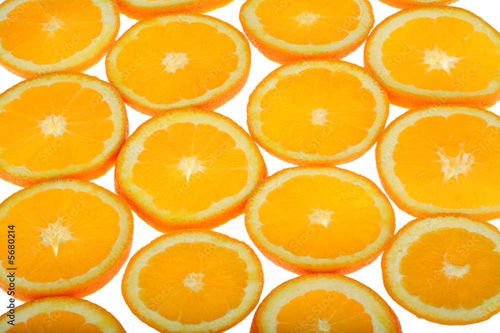 Orange slices background Orange slices background