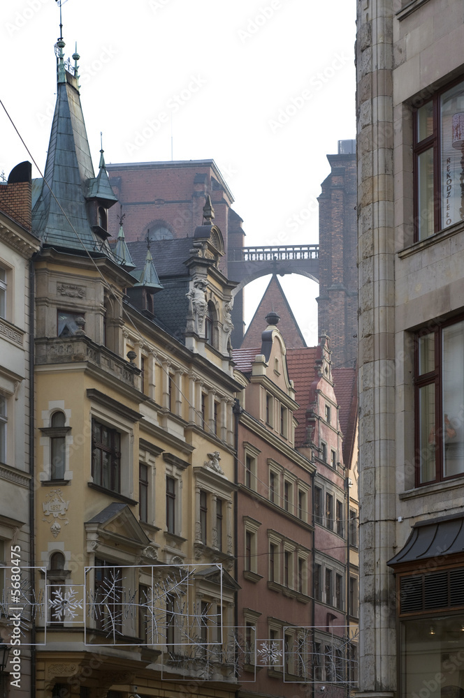 Fototapeta premium old city in wroclaw