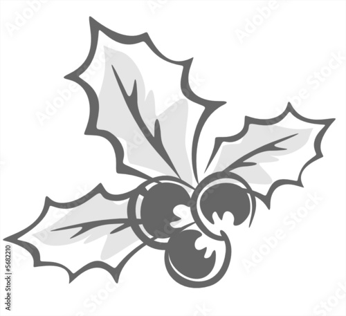 stylized holly berry