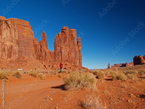 The Monument Valley in Arizona