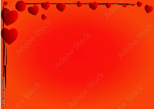 fond de la Saint Valentin