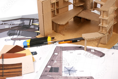 Workplace of designer