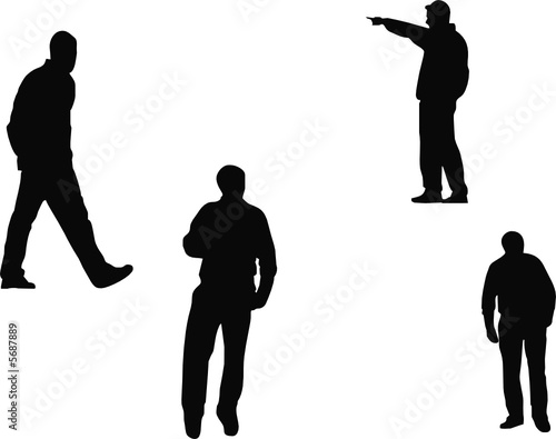 people silhouettes