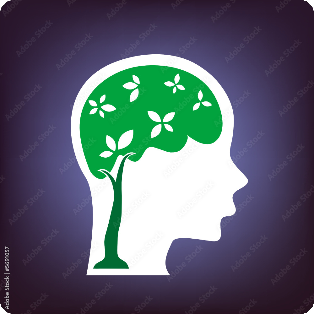 Growing mind Stock Vector | Adobe Stock