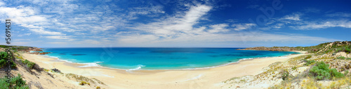 Panorama Of Butlers Beach  South Australia