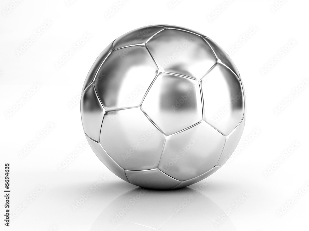 Fototapeta premium pallone argento