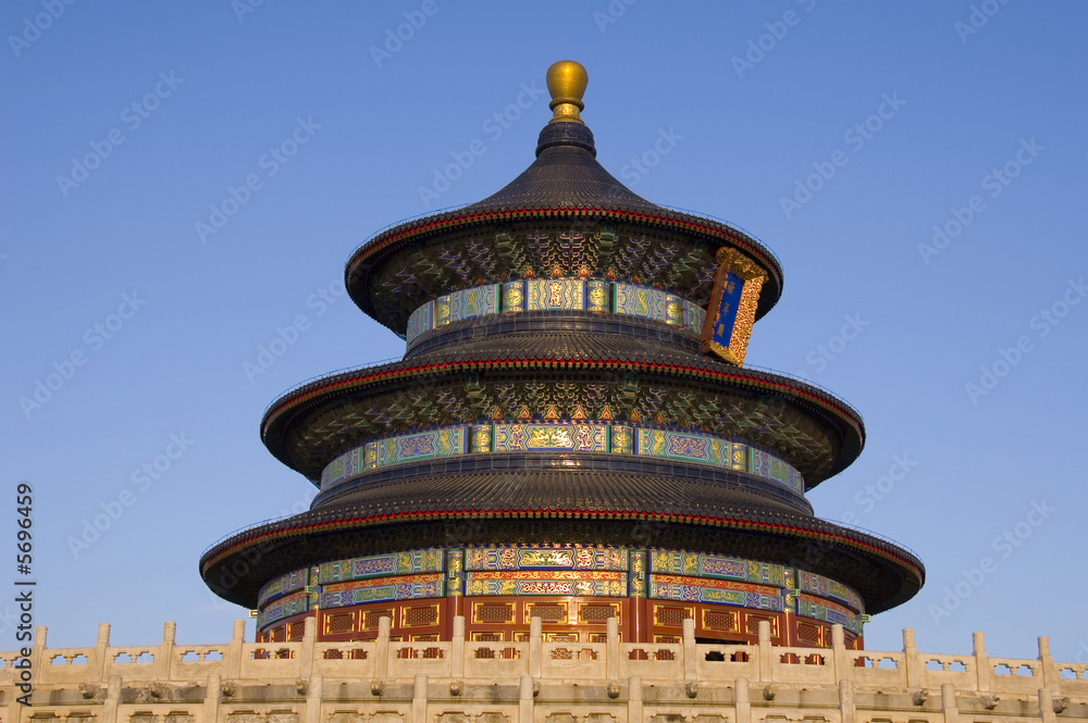 The beautiful Temple of Heaven in Beijing
