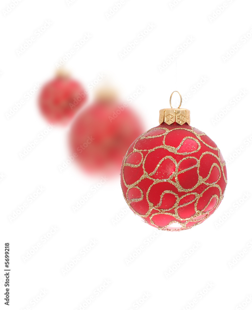 three christmas toy balls three christmas toy balls