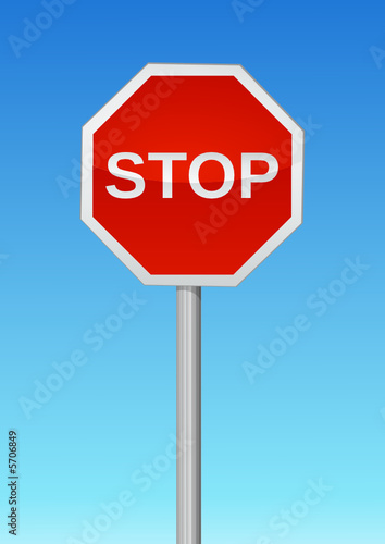 Panneau stop