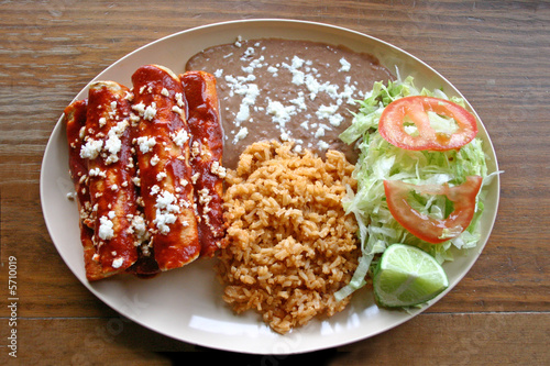 Enchiladas Plate