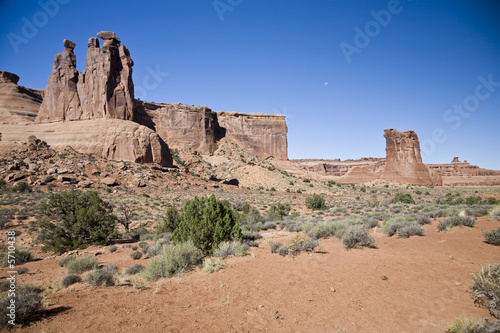 The Three Gossips and Sheep Rock - Arches National Park