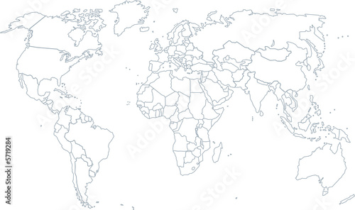 weltkarte  world map