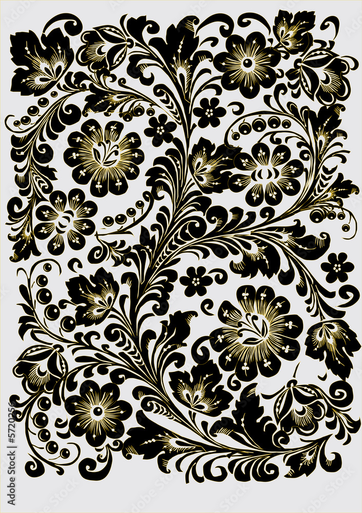 black and yellow ornament black and yellow ornament