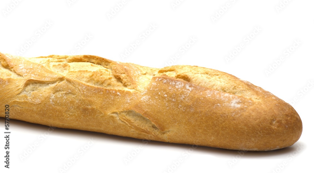 baguette on white background baguette on white background