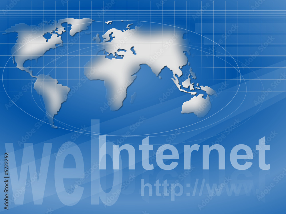 web, Internet, hppt auf Weltkarte