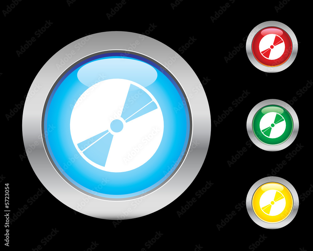 Compact disc button Compact disc button