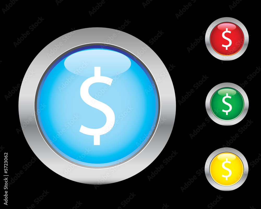 Dollar button Dollar button