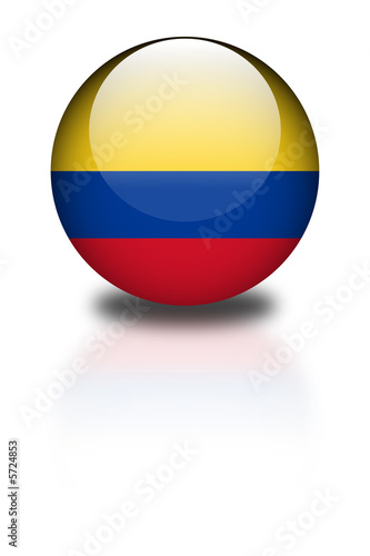 Free Download Aqua Flag - Colombie - GFXLoad