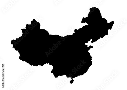 vector map of china