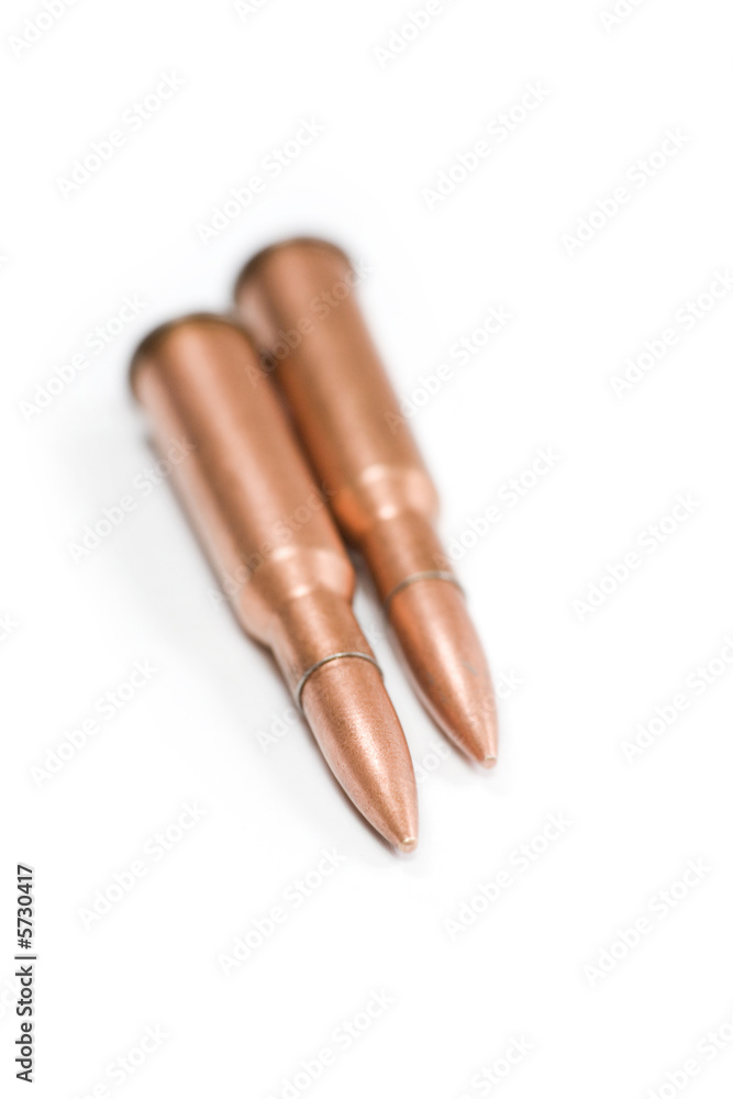 Rifle Bullet close up shot Rifle Bullet close up shot