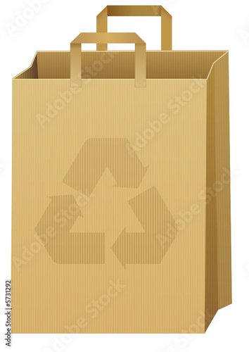 Sac en papier recyclable