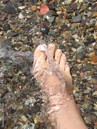 foot spa in the sea