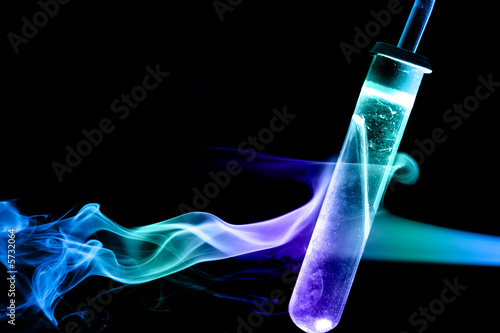 Burette in flame/steam. Concept of medical research etc. #5732064