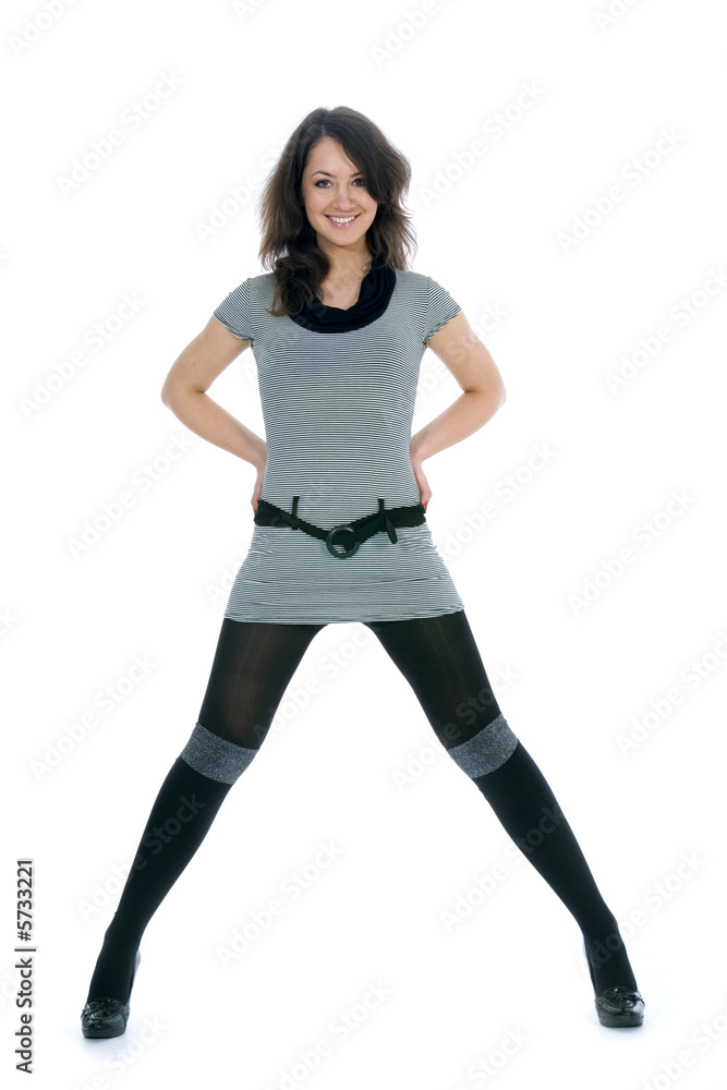 Portrait of the young beautiful girl on insulated background.. Portrait of the young beautiful girl on insulated background..