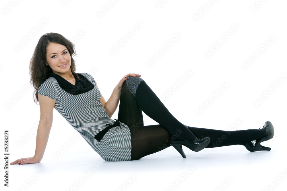 Portrait of the young beautiful girl on insulated background.. Portrait of the young beautiful girl on insulated background..