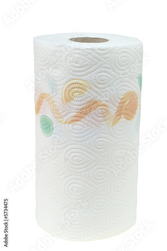 Wallpaper Mural Paper towels isolated on a white background. Torontodigital.ca