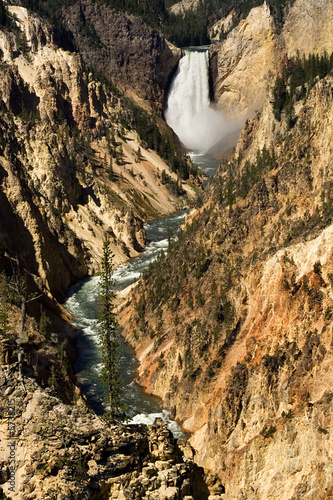 Yellowstone Falls and Canyon, Wyoming