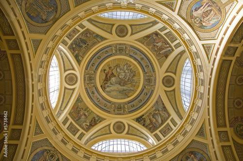 Photography bains szécheny, plafond de l'entrée, budapest