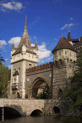 Canvas Print chateau de vajdahunyad, budapest