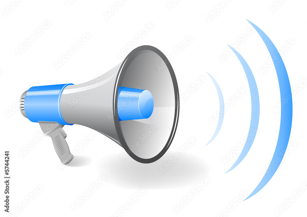 Bullhorn / Megaphone Stock Illustration Adobe Stock