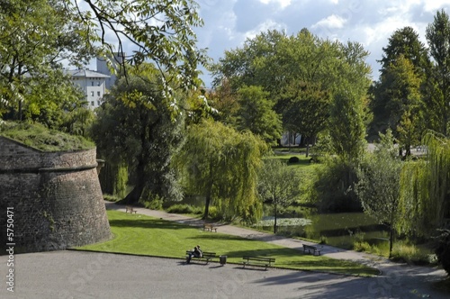 Obraz na płótnie parc de la citadelle à strasbourg