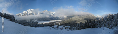 Panorama Katzenkopf, Seefeld, Leutasch, Tirol photo