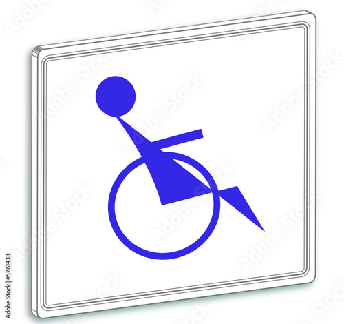 panneaux handicapé