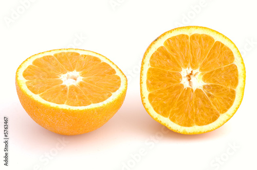 Naranja cortada
