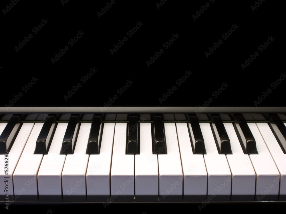 piano - low perspective - one octave piano - low perspective - one octave